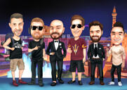 Las Vegas Sağdıç Karikatürü