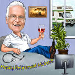 Doctor Caricature Retirement Gift