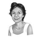 Portrait in Black and White Style