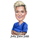 Half Body Full Colour Caricature