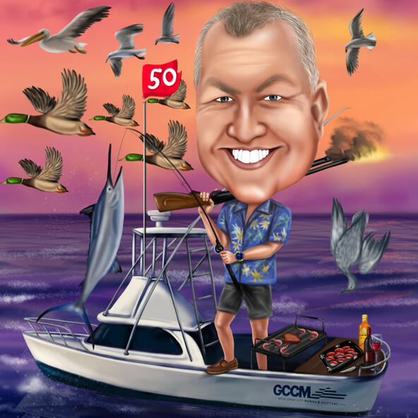 Caricatura de passatempo