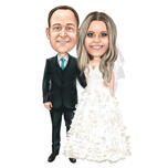 Full Body Wedding Couple