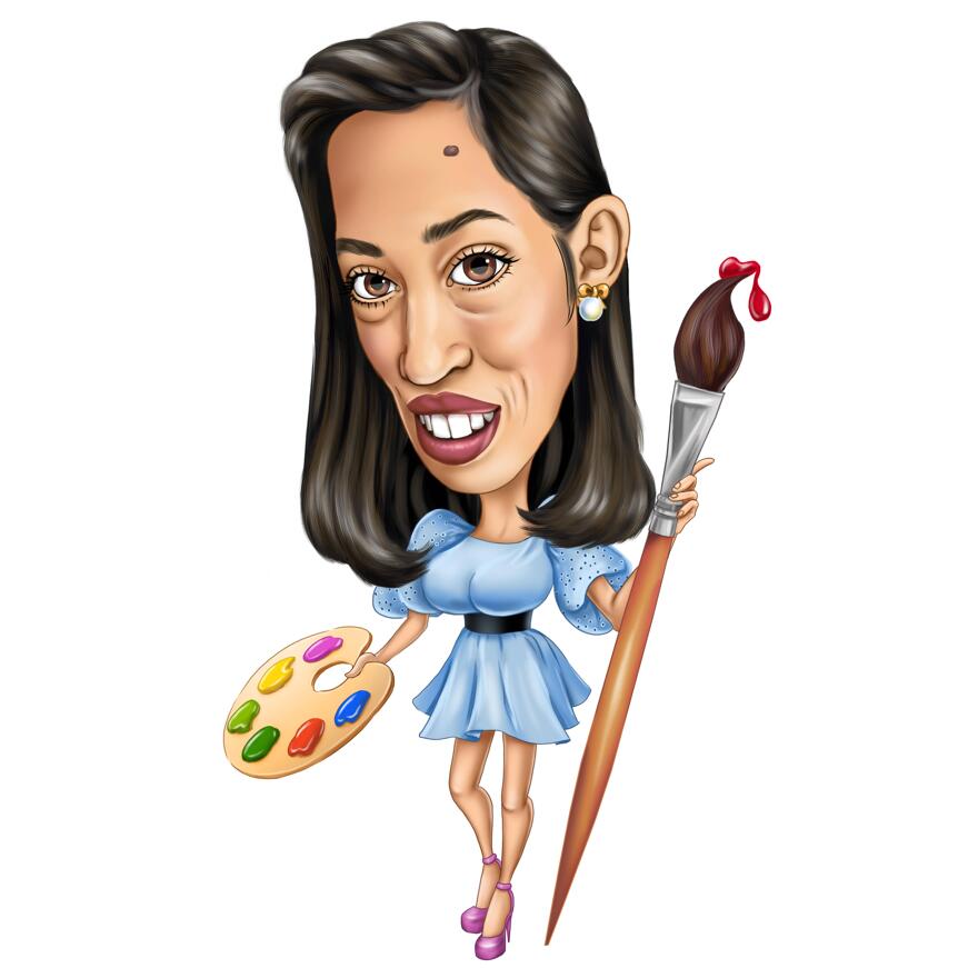 Funny Exaggerated Style Artist Caricature