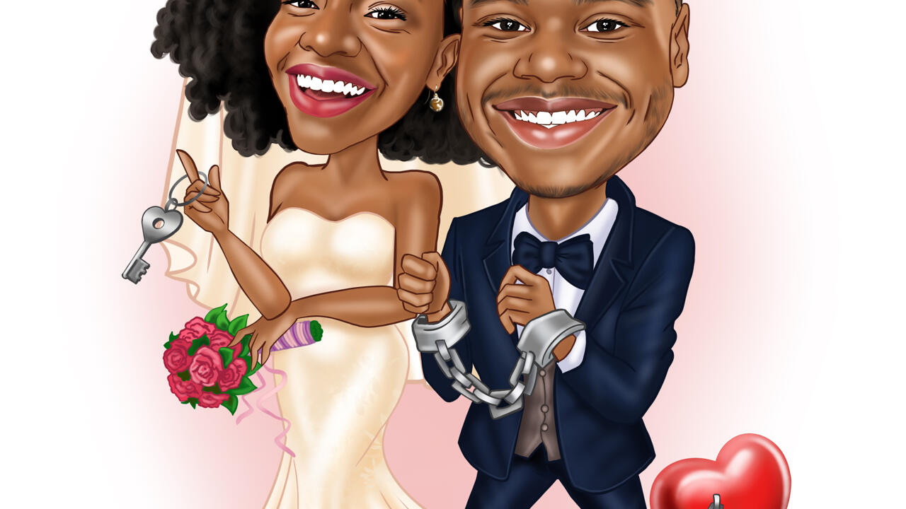 Caricaturiste pour mariage cadeau personnalisé pour mariage 💍👰