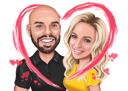 Couple+and+Dog+Caricature