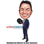 Coach Cartoon Portrait from Photo