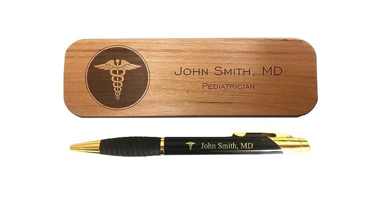 10. Personalized Gift 
Pen for a Doctor