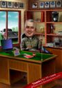 Retired from Military Caricature