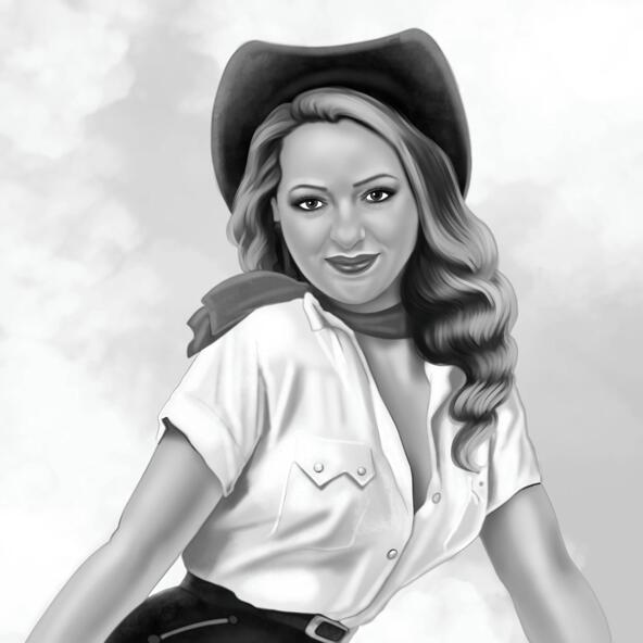 Black and White Portrait
