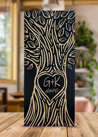 10. Intaglio di alberi personalizzato-0