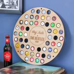 12. Personalisierter Bierdeckel-Musik-Vinyl-Sammler für Zuhause-0