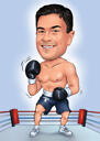Custom Boxer Caricature Gift