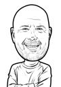 Outline Employee Avatar Sketch