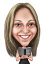 Custom Caricature Online Drawn from Photo