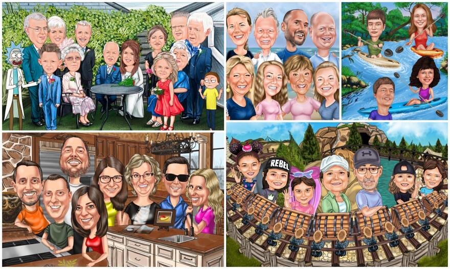 Group Caricatures