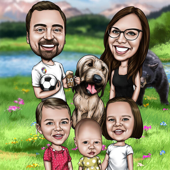 Family Caricature