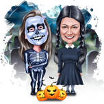 Helovīna karikatūra
