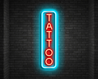 3. Enseigne de magasin de tatouage-0