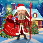 Weihnachtskarikatur