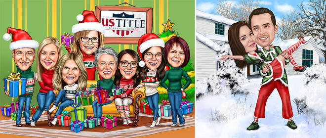 New Year Caricature