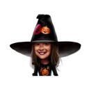 Caricatura de Halloween para crianças com gostosuras ou travessuras