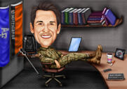 Emekli Asker Karikatürü