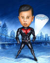 Personalized Superhero Caricature of your Kid from Photos