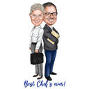 Business Partner Cartoon Caricature