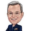 Desenho de Caricatura Colorida
