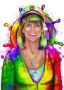 Watercolor Rainbow Portrait from Photos
