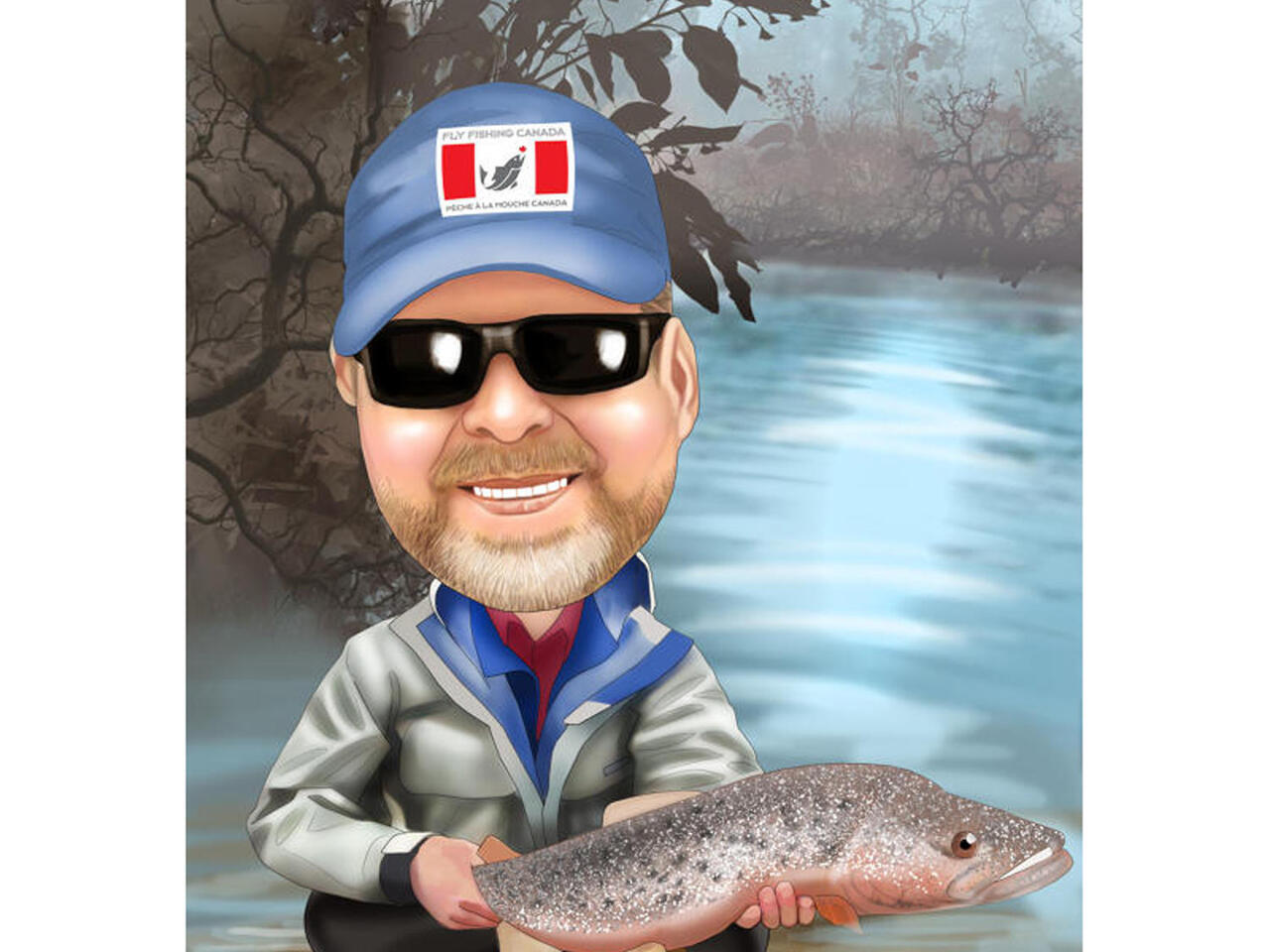 Custom Fishing Cap -  Canada