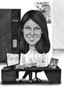 Caricatura regalo per responsabile d'ufficio - Ritratto