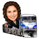 Desen animat șofer de tren