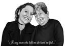 Custom+Baby+Shower+Couple+Caricature+-+It%27s+a+Girl