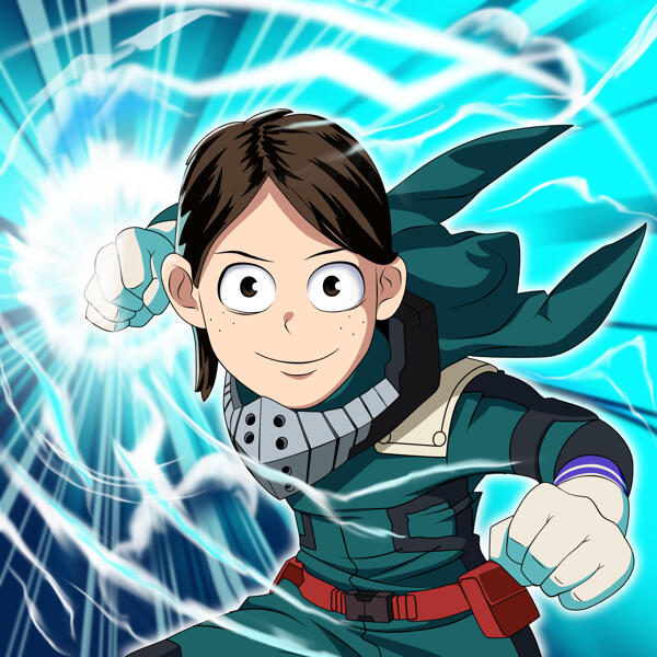 Portret de energie și putere a eroului anime