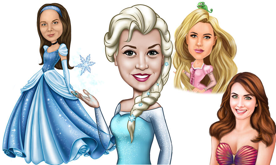 Disneyn inspiroima karikatyyri
