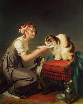 20. "The Cat's Lunch" door Marguerite Gérard (eind 18e eeuw - begin 19e eeuw)-0