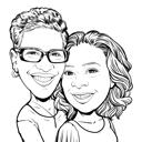 Caricature de couple