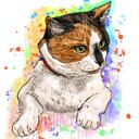 Gepersonaliseerde kattentekening door professionele kunstenaars