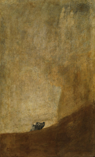 2. « Le Chien » de Francisco Goya (créé : 1819-1823)-0