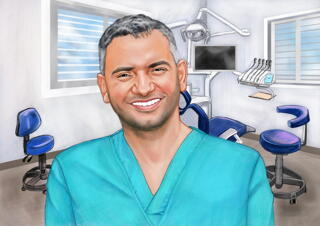 Doctor Portrait Drawing