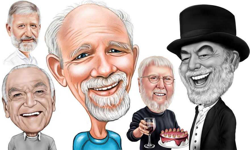 Old Man Caricature