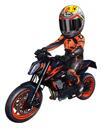 Motorcykel Racing tegneserie med hjelm