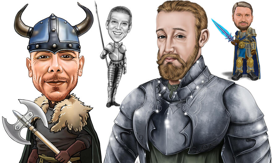 Knight Caricature