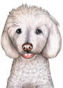 Ritratto stampato del poster del cane