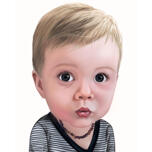 Baby-Portrait-Zeichnung