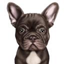 French Bulldog Caricature