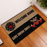 9. Firefighter Support Welcome Home Doormat-0