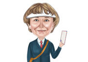 Custom Person Occupation Caricature Gift from Photos