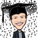 Custom Birthday Caricature Hand-Drawn from Photo